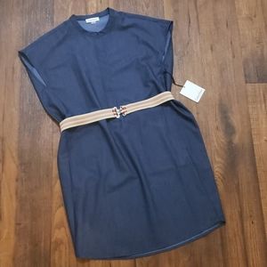 Calvin Klein Denim Shift Dress - NWT